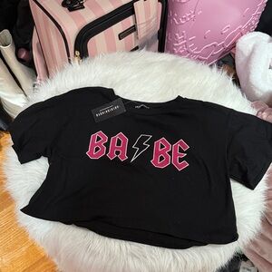 Fashion Nova Such a Babe Tee Small New with tags AC/DC